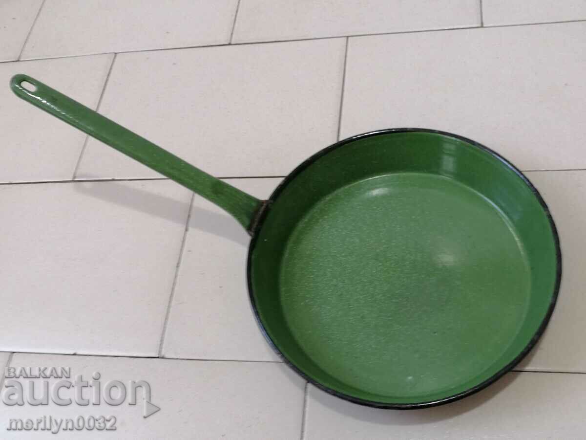 Enameled pan, pan, Kolarovgrad, early social - 7 Enameled pan, pan, Kolarovgrad, early social - 7