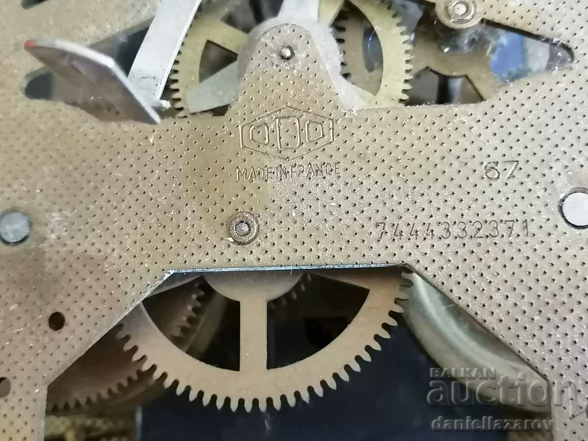 Old French Clock Mechanism for Parquet Clock - 5