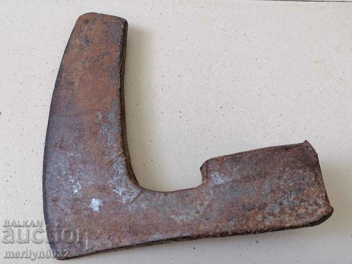Auction An old ax shaft tool wrought iron Auction An old ax shaft tool wrought iron