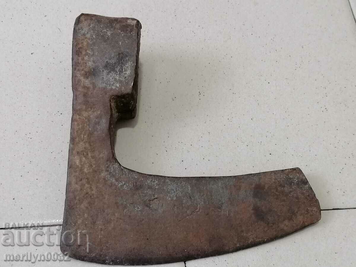 An old ax shaft tool wrought iron - 5 An old ax shaft tool wrought iron - 5