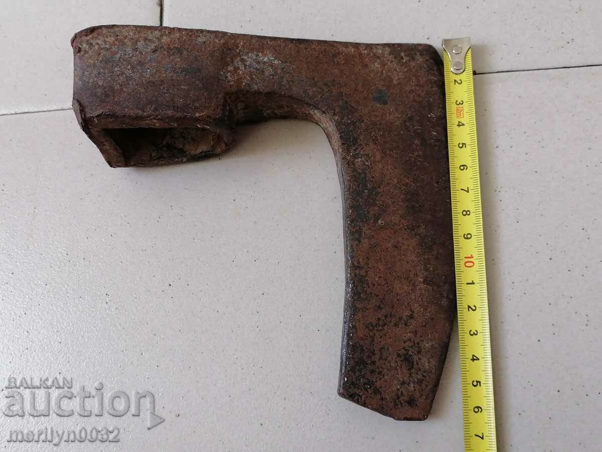 An old ax shaft tool wrought iron - 6 An old ax shaft tool wrought iron - 6