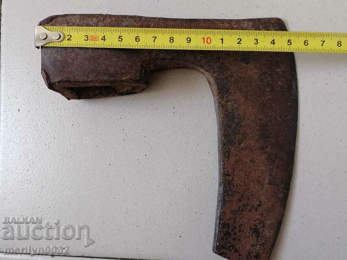 An old ax shaft tool wrought iron - 7 An old ax shaft tool wrought iron - 7