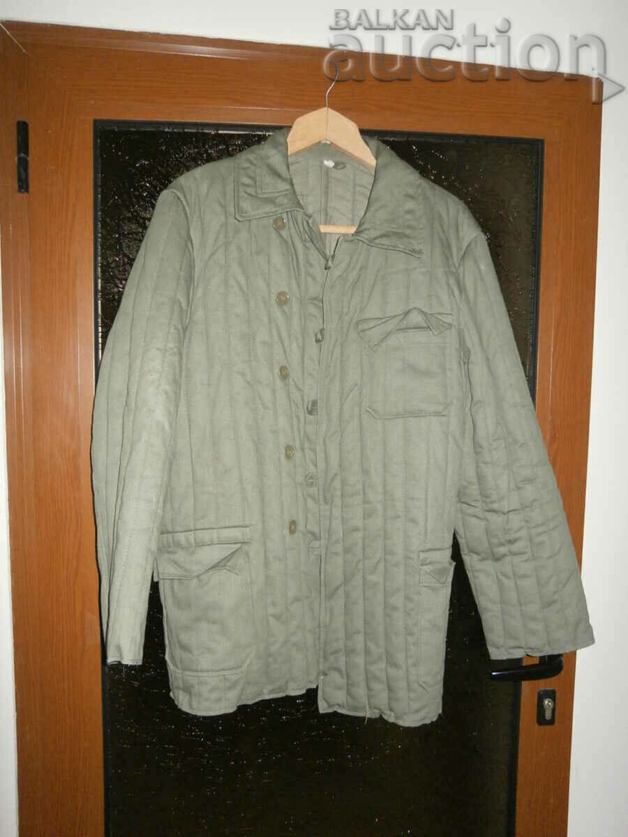 Quilted undercoat unused military color khaki type WW2