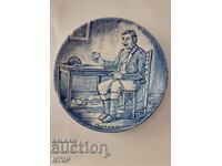 PORCELAIN PLATE. COLLECTION. HUNTER.