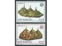 San Marino 1977 Europe CEPT (**) καθαρή, χωρίς σφραγίδα σειρά