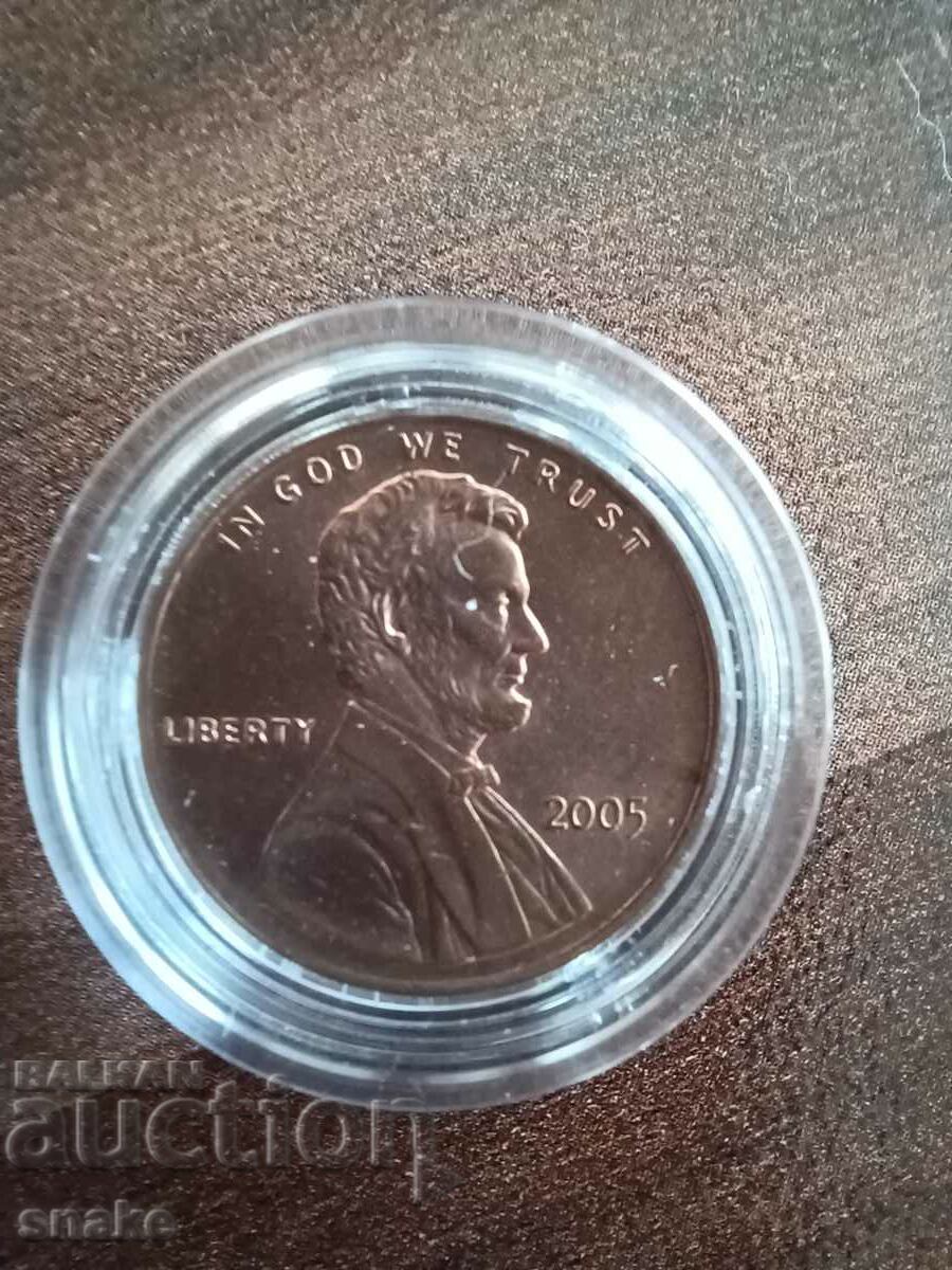 САЩ 1 цент 2005г.