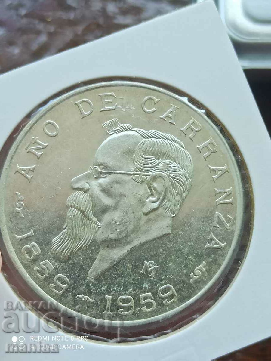 5 Песос 1959 г сребро