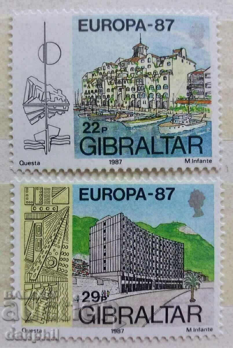 Гибралтар 1987 Европа CEПT (**) чиста серия, неклеймована