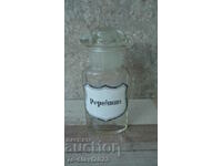 Old Glass Apothecary Bottle - Pepsinum - 19th century