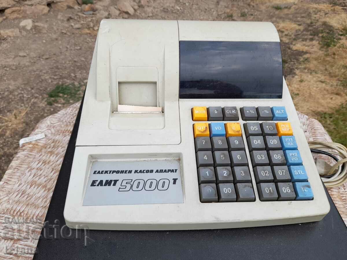 Παλιά ταμειακή μηχανή Elite 5000T με τιμή 90.00 BGN | € 46.02 Παλιά ταμειακή μηχανή Elite 5000T με τιμή 90.00 BGN | € 46.02