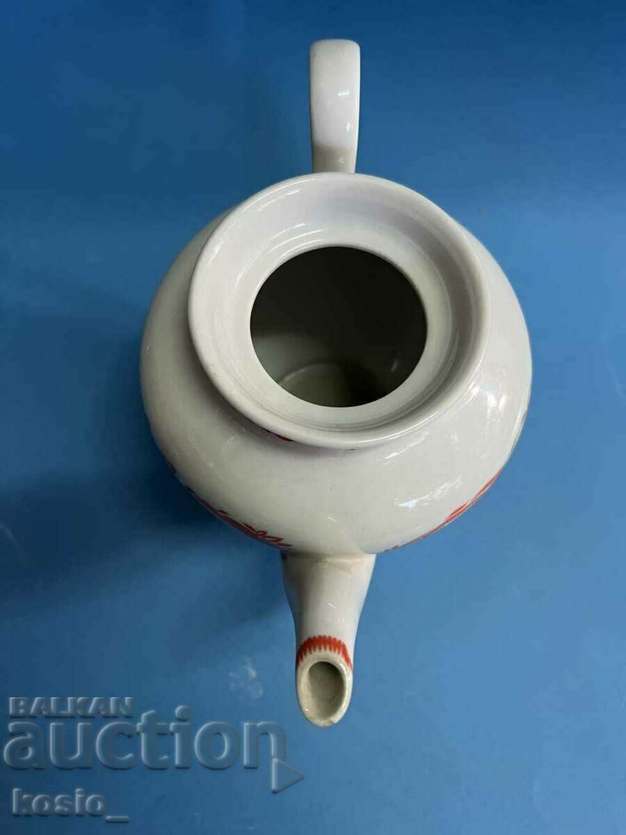 Auction Old Soviet porcelain teapot LFZ Auction Old Soviet porcelain teapot LFZ