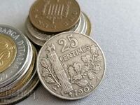 Monedă - Franța - 25 centimes | 1905