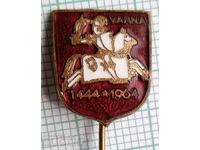 13571 Insigna - stema Varnei din 1964 - email bronz