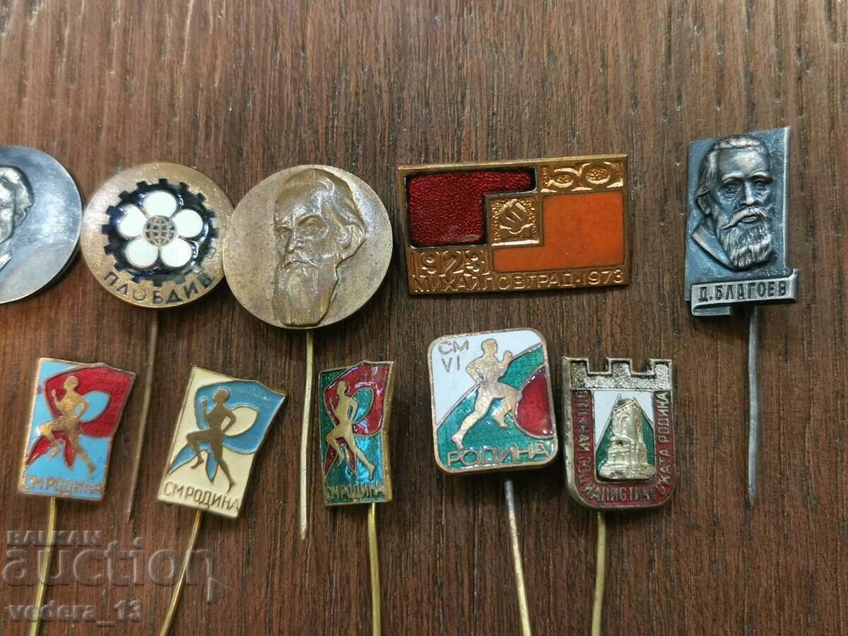 Auction LOT OF BADGES-BRONZE Auction LOT OF BADGES-BRONZE