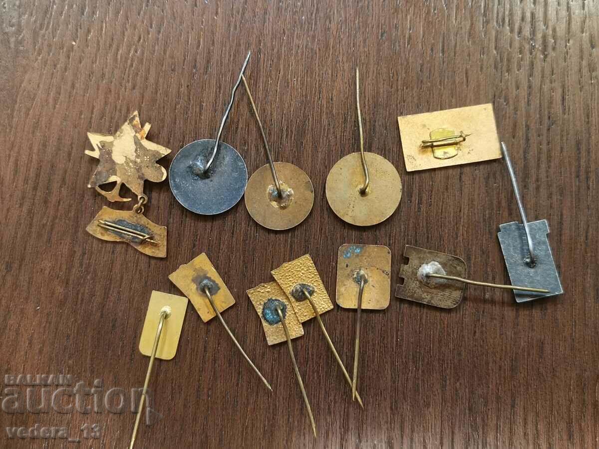 LOT OF BADGES-BRONZE - 5 LOT OF BADGES-BRONZE - 5