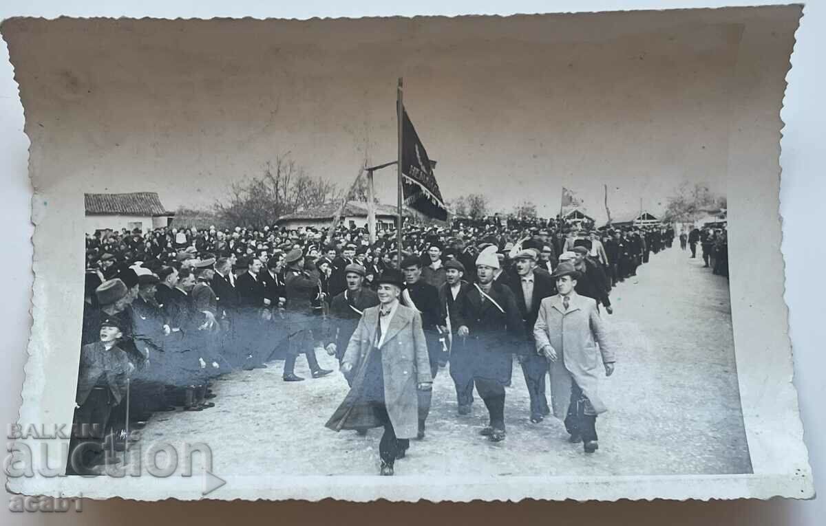 A manifestation of the Dobruja emigration in 1938