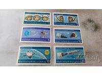 Postage stamps NRB Cosmonauts and spacecraft
