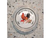 Silver 1/2 OZ 2005 Rooster