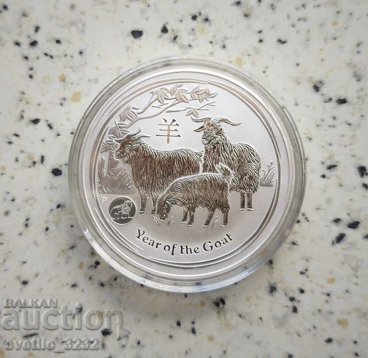 Silver 1 OZ 2015 Goats Silver 1 OZ 2015 Goats
