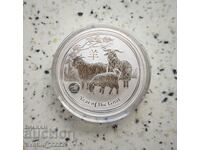 Argint 1 OZ 2015 Capre