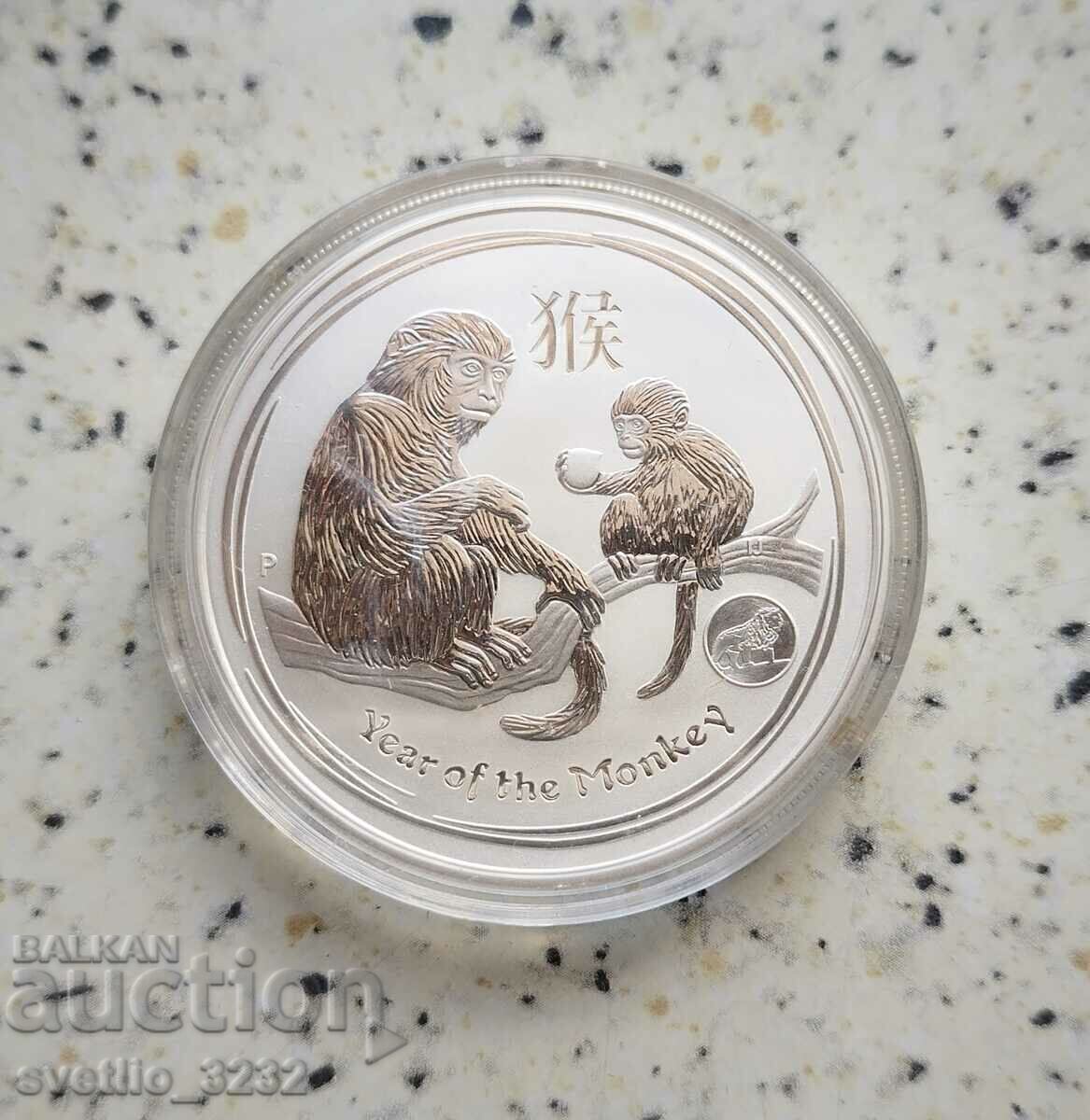Argint 1 OZ 2016 Maimuțe Argint 1 OZ 2016 Maimuțe