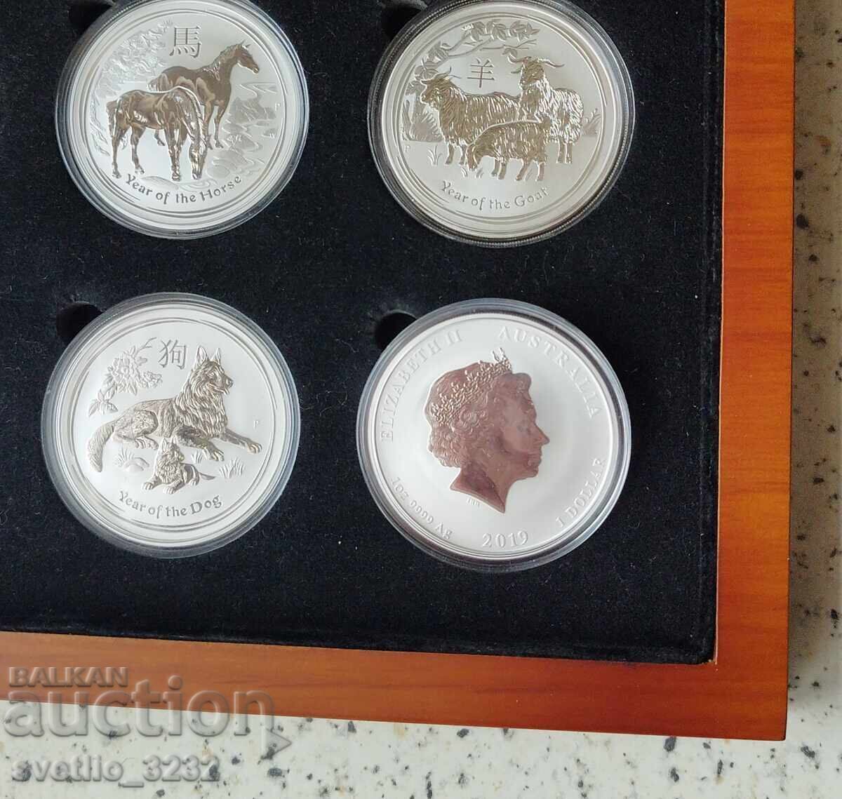 Silver 1 OZ 2008-2019 Lunars 2 with price 1999.00 BGN | € 1022.07 Silver 1 OZ 2008-2019 Lunars 2 with price 1999.00 BGN | € 1022.07