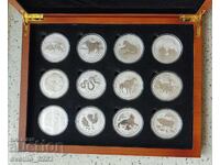 Silver 1 OZ 2008-2019 Lunars 2