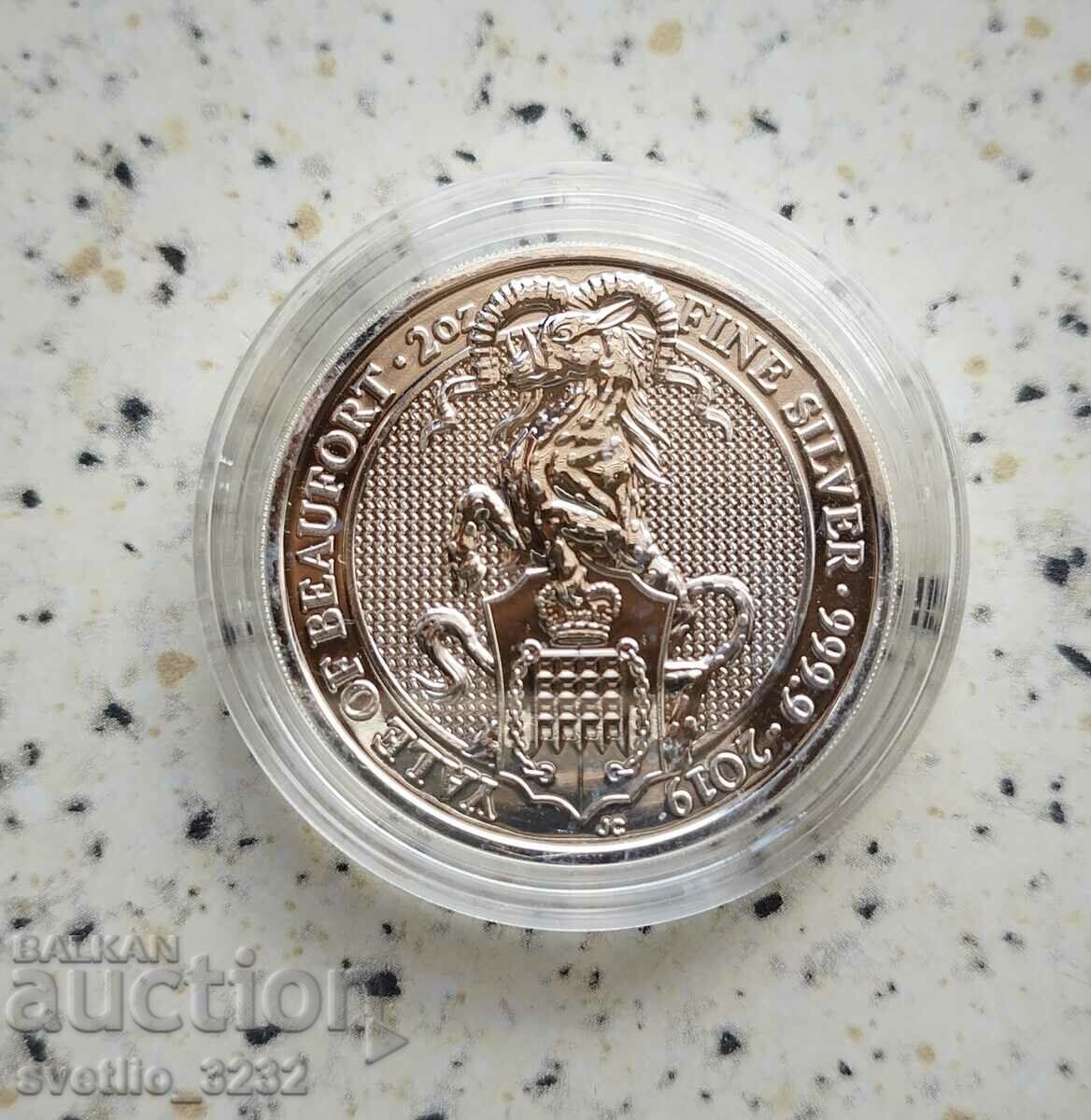 Ασήμι 2 OZ 2019 κατσίκα