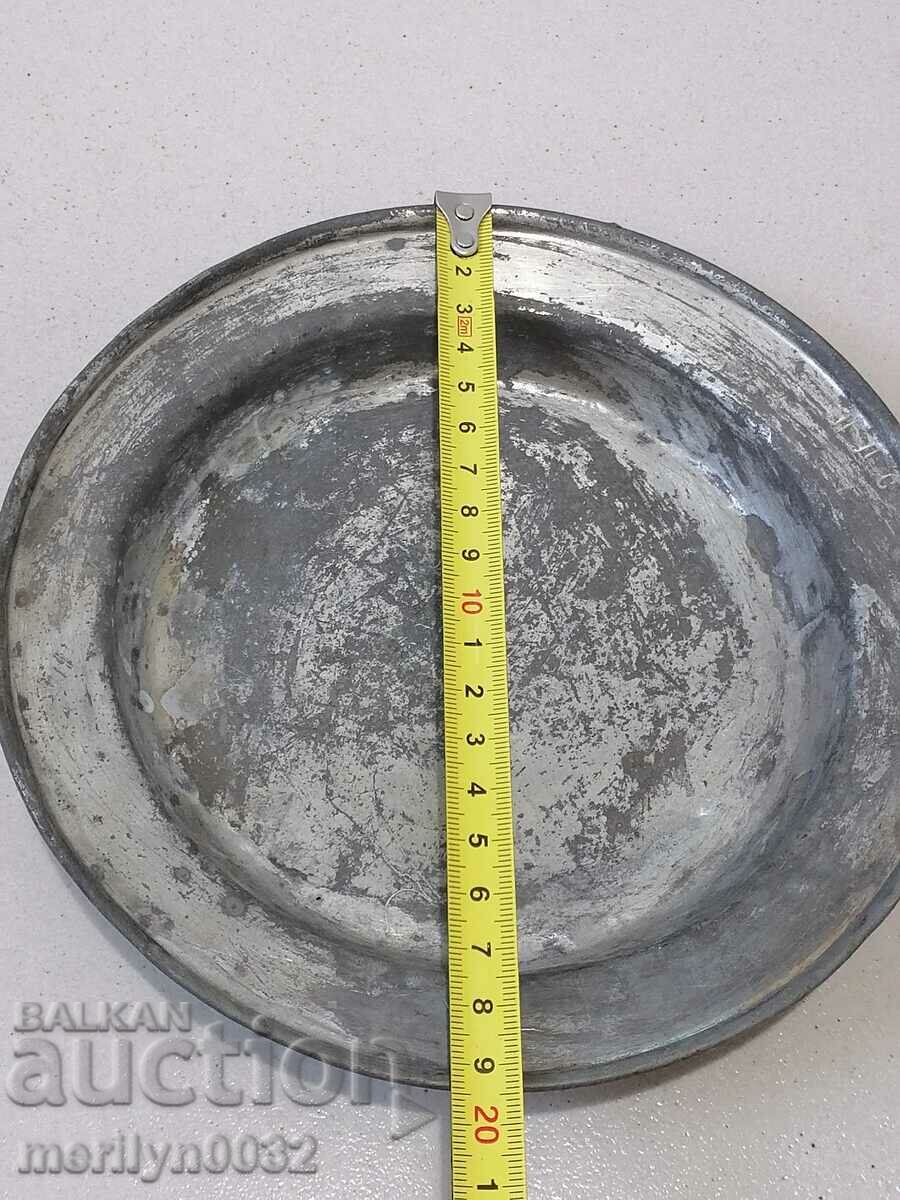 Old tinned copper sahan copper copper vessel - 5 Old tinned copper sahan copper copper vessel - 5