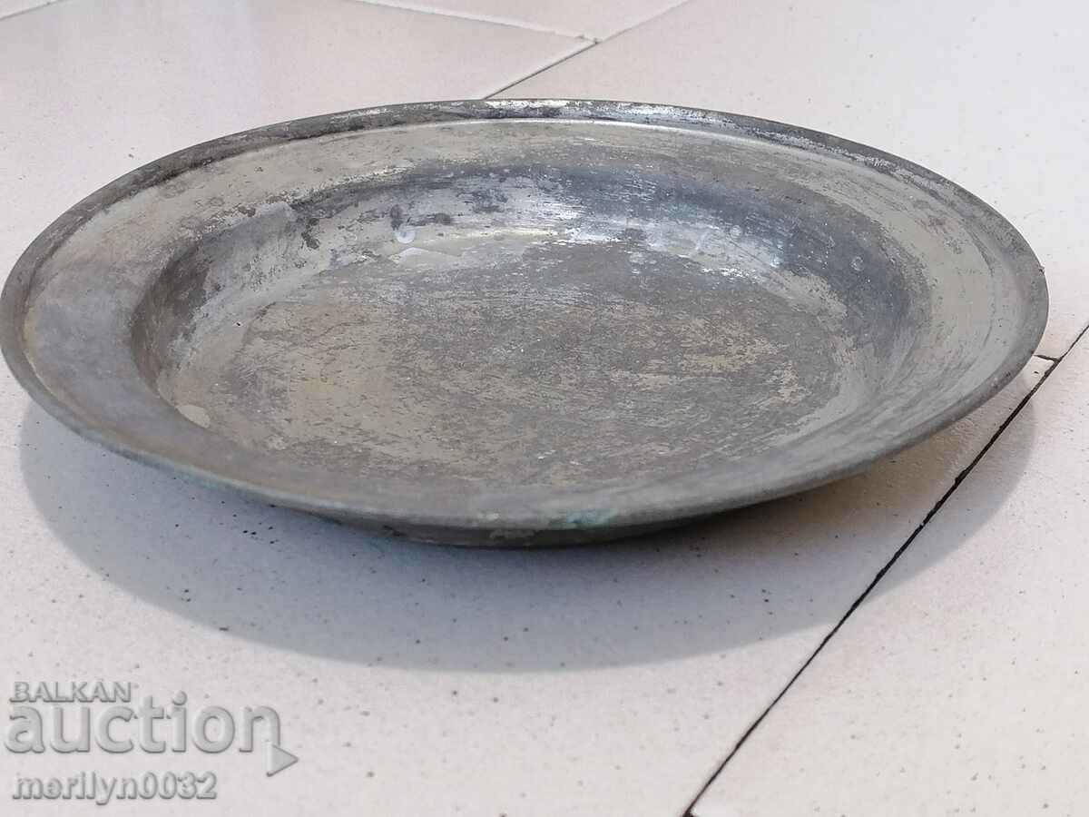 Old tinned copper sahan copper copper vessel - 6 Old tinned copper sahan copper copper vessel - 6