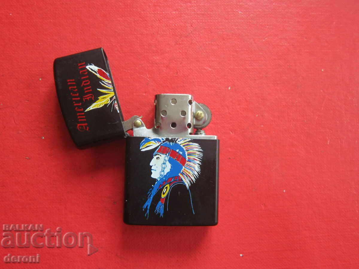 Gasoline lighter American Indian with price 10.00 BGN | € 5.11 Gasoline lighter American Indian with price 10.00 BGN | € 5.11
