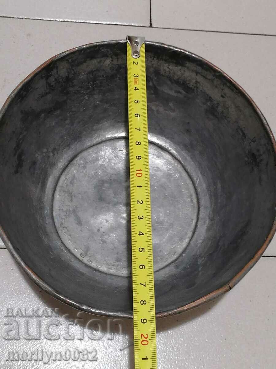 Delivery of Copper tinned bowl copper copper dish Delivery of Copper tinned bowl copper copper dish