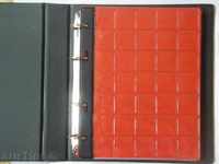 Λεύκωμα νομισμάτων "SCHULZ" για 221 νομίσματα - 10 φύλλα με φάκελο.