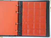 Λεύκωμα νομισμάτων "SCHULZ" για 221 νομίσματα - 10 φύλλα με φάκελο.