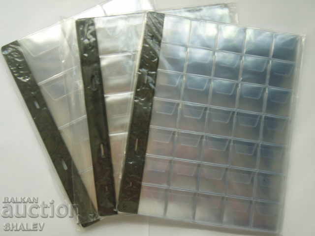 SСHULZ sheets for coins of different diameters - 10 pieces/pack.