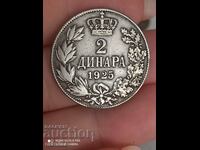 2 dinari 1925