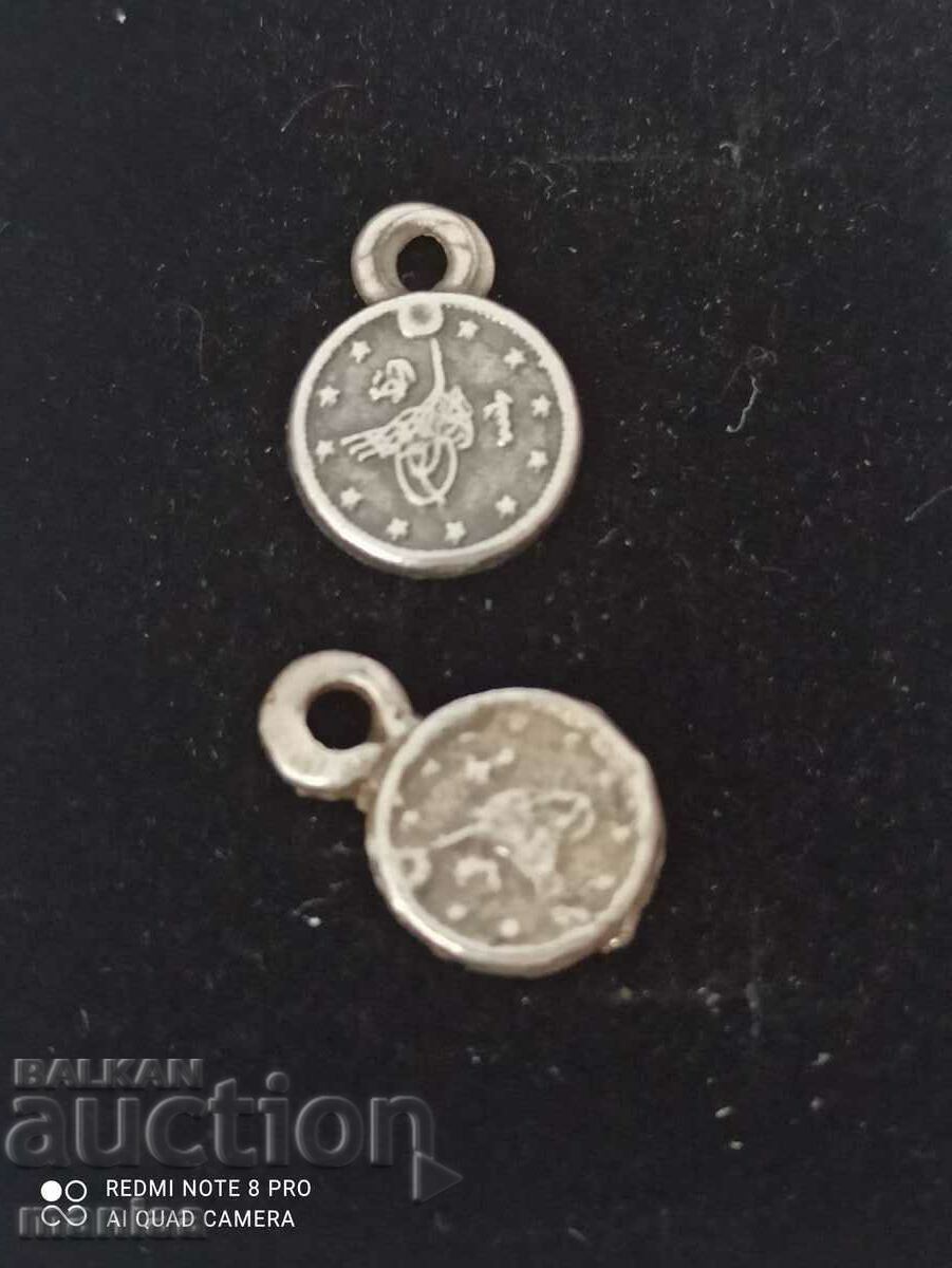 Renaissance silver tugra earrings