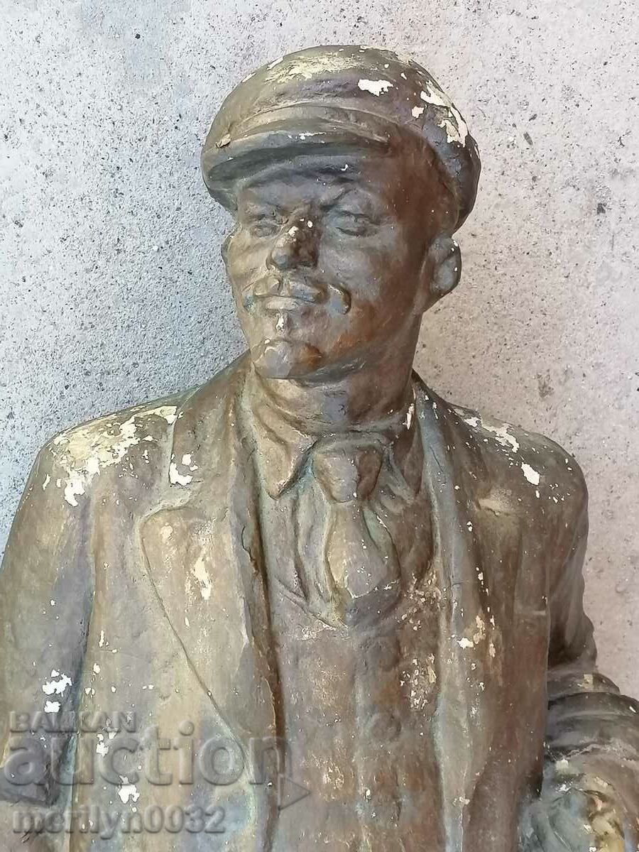 Statue figure of the proletarian leader LENIN sculpture PLASTER - 7 Statue figure of the proletarian leader LENIN sculpture PLASTER - 7