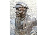 Statuie figura liderului proletarului LENIN sculptură TENCUIRE