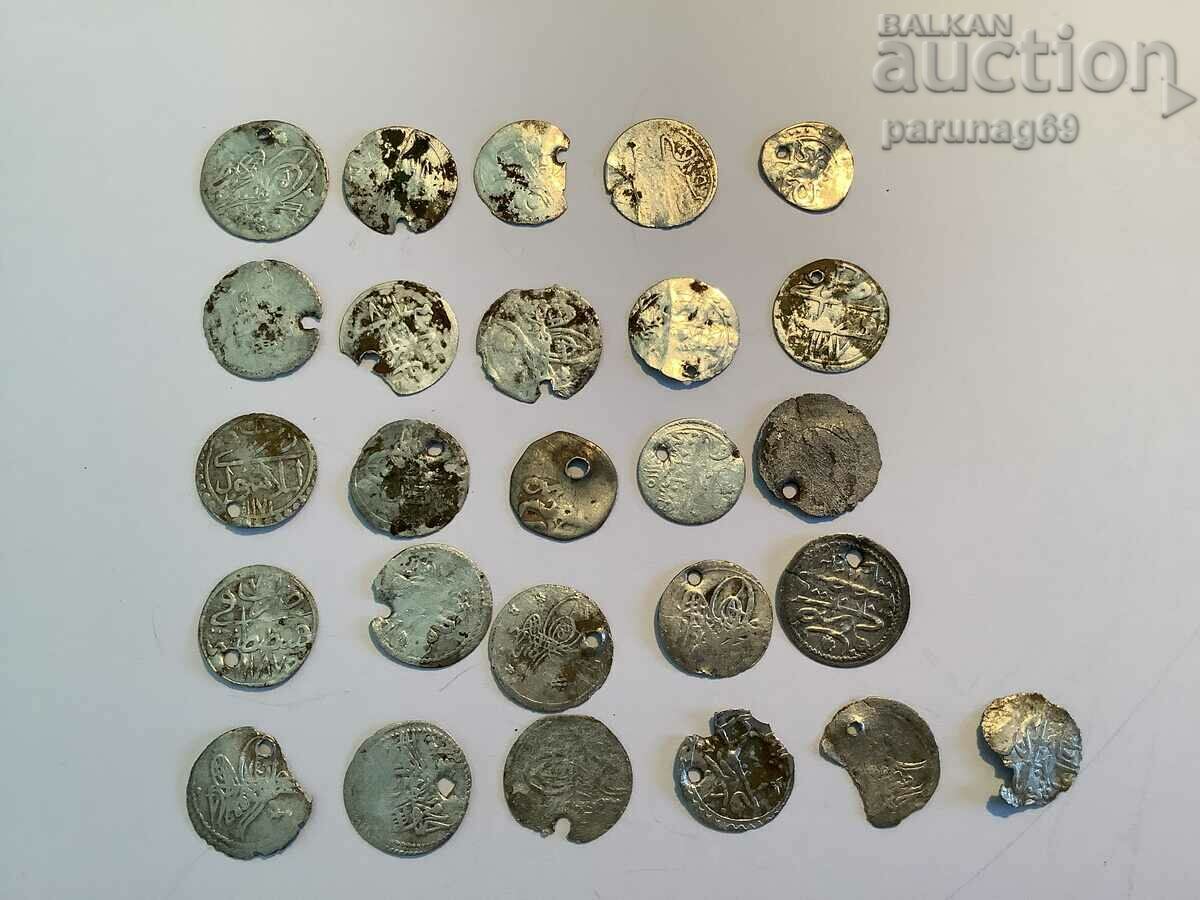 Ottoman Turkey 26 NUMBER OF COINS FOR JEWELRY