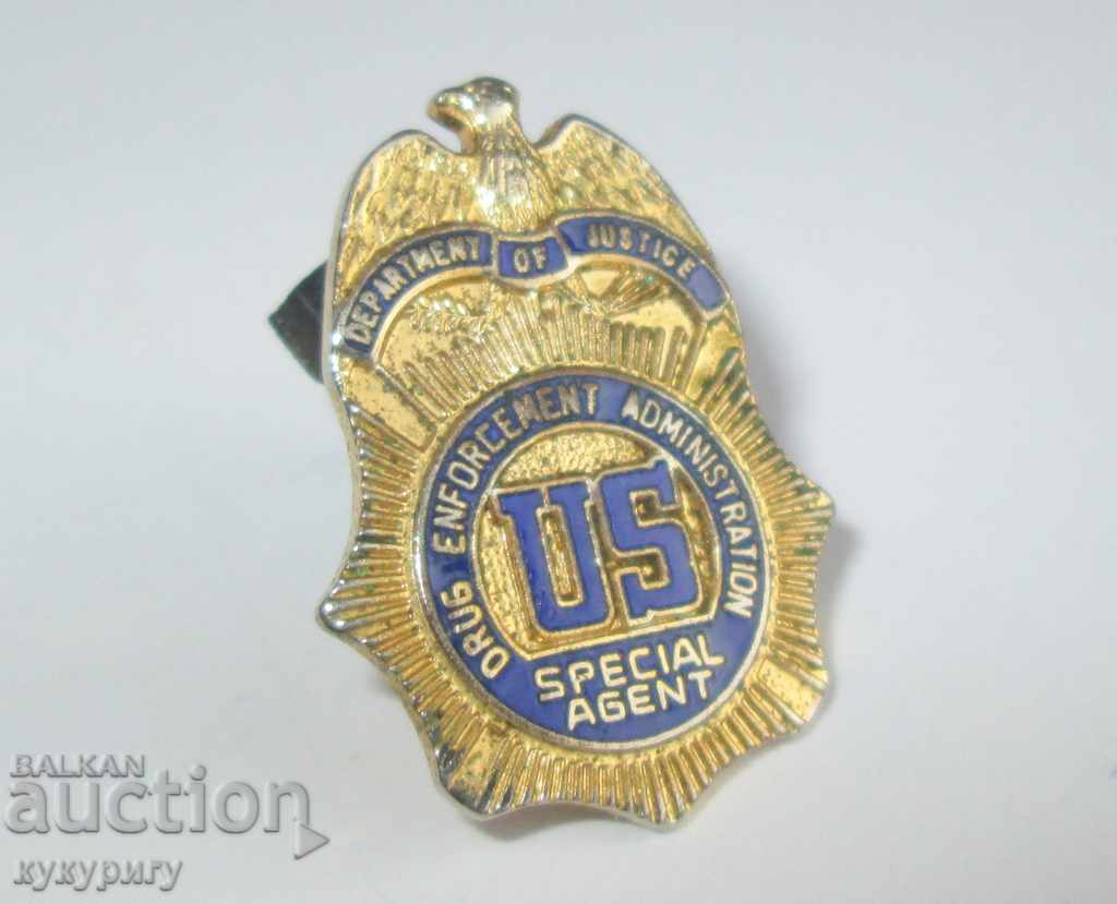 Auction Old American Sign Mini Sign Special Agent USA Auction Old American Sign Mini Sign Special Agent USA