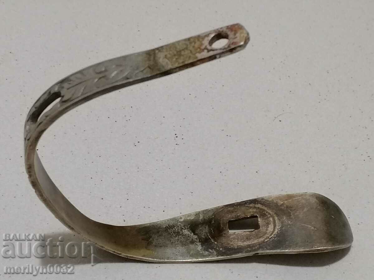 Embossed guard of a Serbian officer's saber knife - 5 Embossed guard of a Serbian officer's saber knife - 5