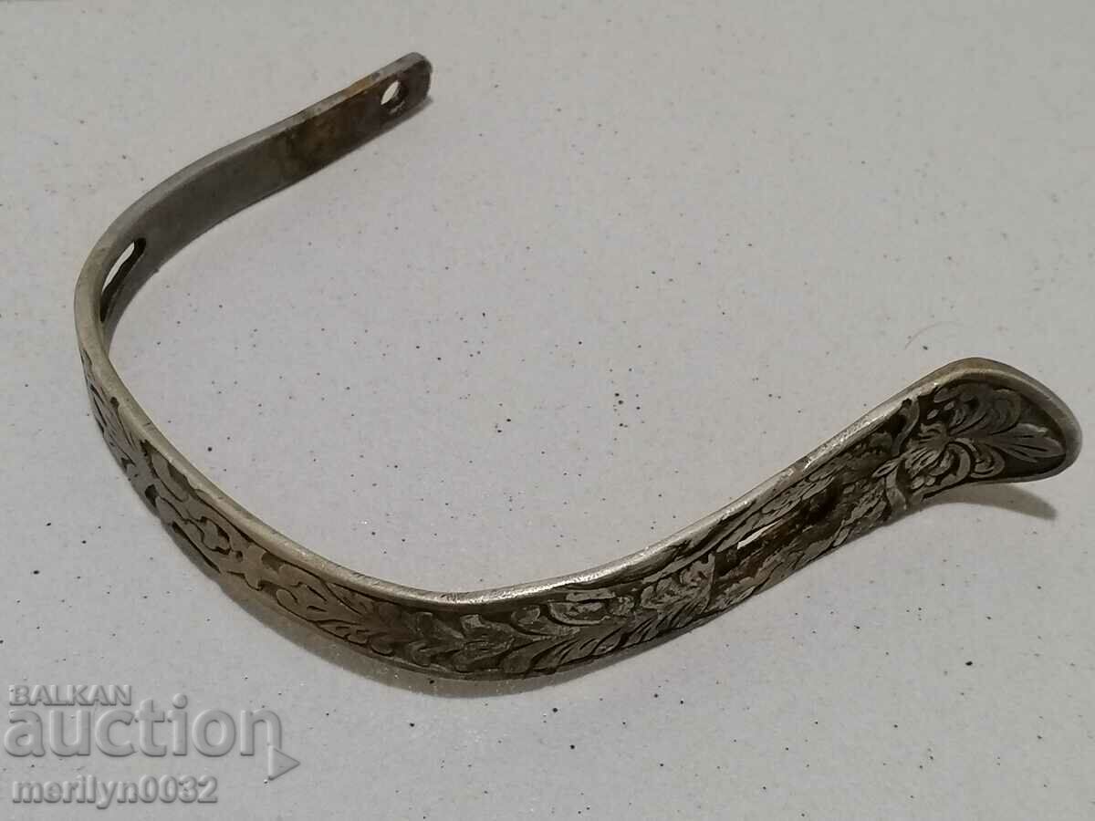 Embossed guard of a Serbian officer's saber knife - 6 Embossed guard of a Serbian officer's saber knife - 6