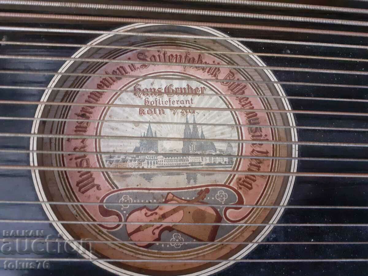 German musical instrument zither guitar - antique with price 350.00 BGN | € 178.95 German musical instrument zither guitar - antique with price 350.00 BGN | € 178.95