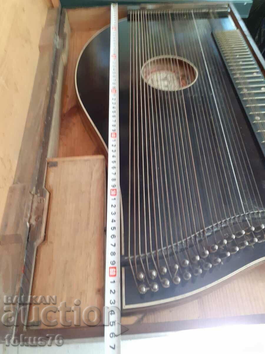 German musical instrument zither guitar - antique - 5 German musical instrument zither guitar - antique - 5