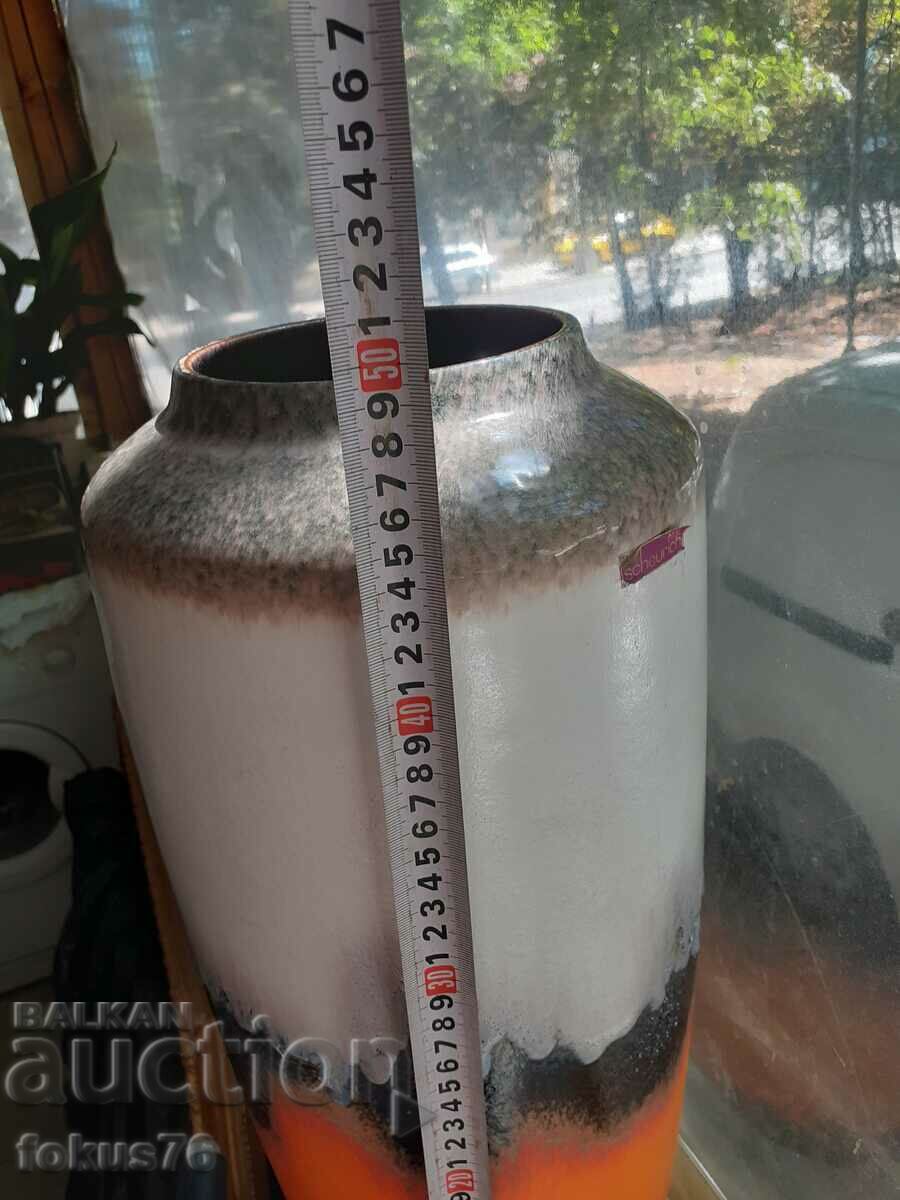 Great Large German Ceramic Lava Vase with price 450.00 BGN | € 230.08 Great Large German Ceramic Lava Vase with price 450.00 BGN | € 230.08