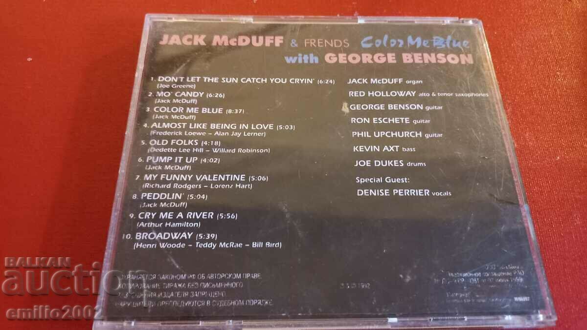 Auction Audio CD - Jack McDuffie & George Benson Auction Audio CD - Jack McDuffie & George Benson