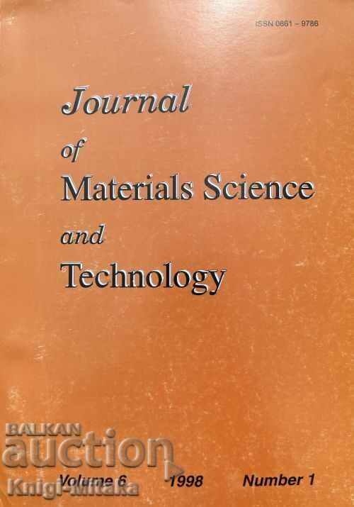 Journal of materials science and technology. Vol. 6. Number