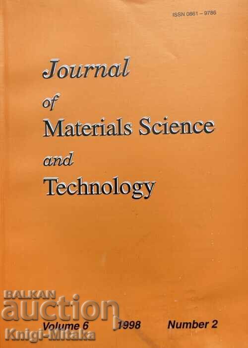 Journal of materials science and technology. Vol. 6. Number