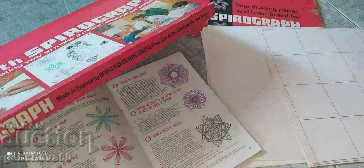 Δημοπρασία Vintage Spirograph μεγάλη έκδοση 1968 Αγγλία